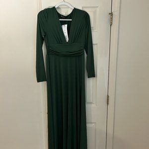 Green Long Sleeve Dress